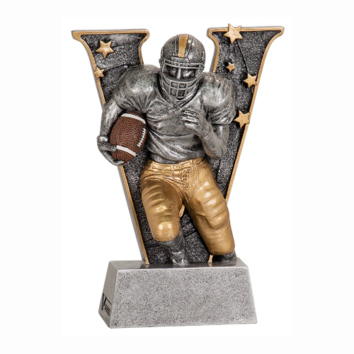 V Series Football Resin Trophy